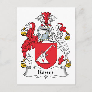 Kemp Family Crest Vykort