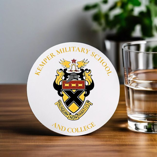 Kemper Militärskola & College Underlägg Papper Rund (Skapare uppladdad)
