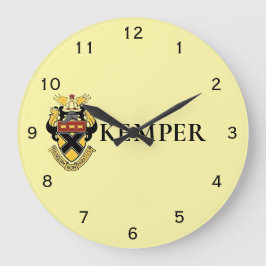 Kemper Militärskola och College Wall Stor Klocka