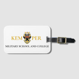 Kempers militärskola och högskola bagagebricka