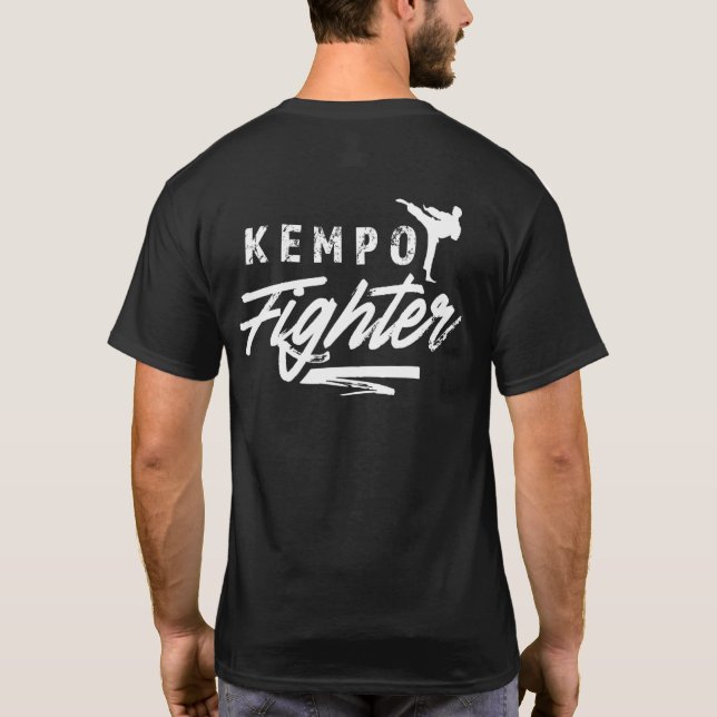 Kempo Fighter Karate Shaolin Kenpo Martial Arts 1 T Shirt (Baksida)