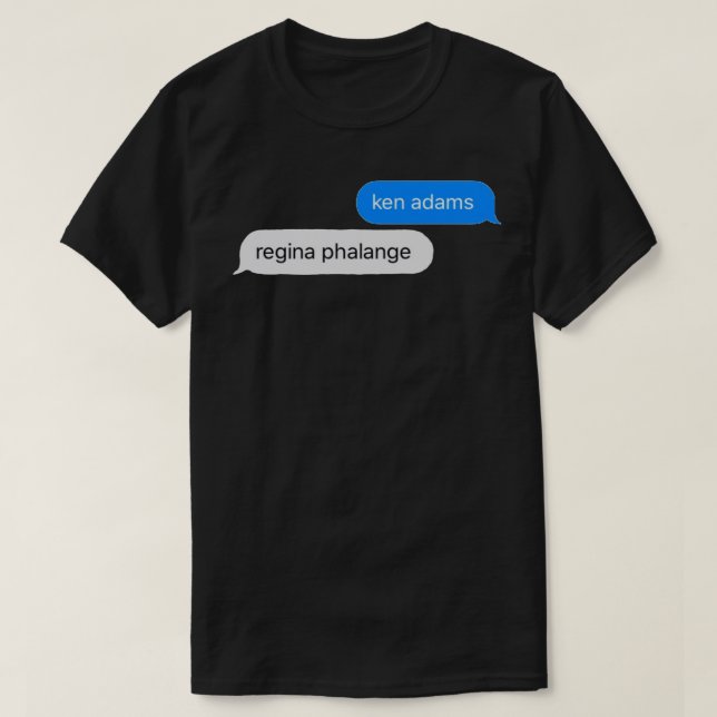 ken adams and regina phalange  Sticker T Shirt (Design framsida)