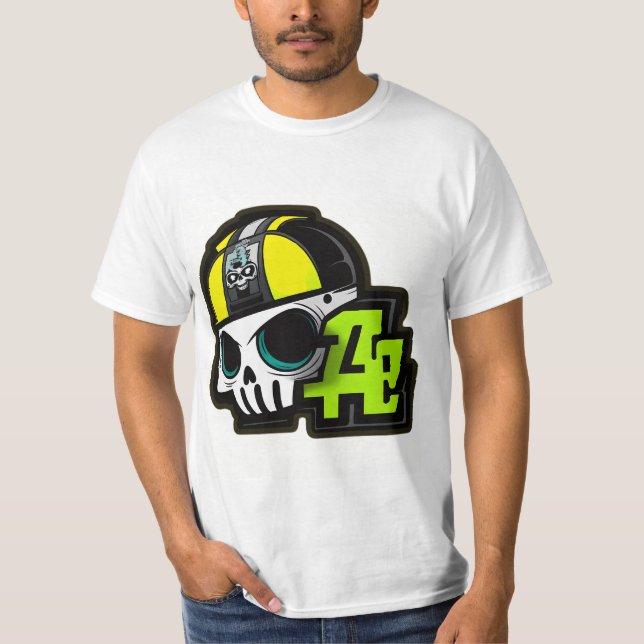 Ken block lycklig t shirt (Framsida)