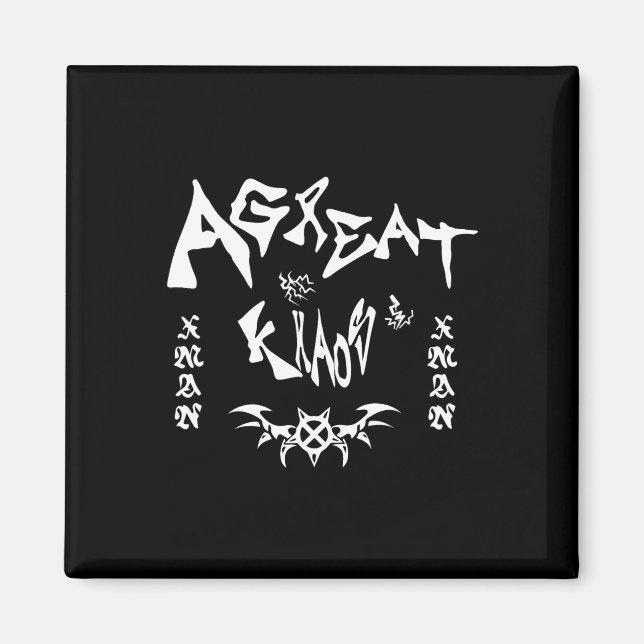 Ken Carson Merch Design Agc Magnet (Framsidan)