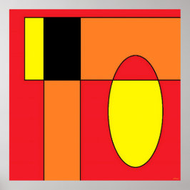 Ken Gage Egg Invader I Poster