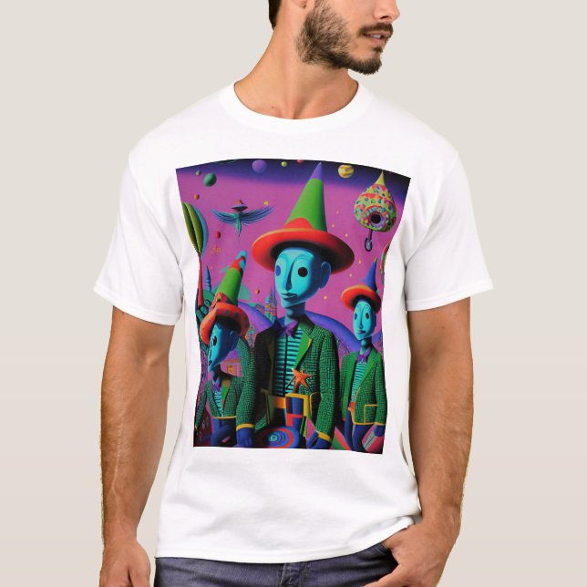 Ken Gage Fiesta Psykedelisk T Shirt (Framsida)