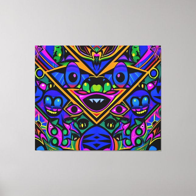 Ken Gage Graffiti Art Pop Drop Canvastryck (Framsida)