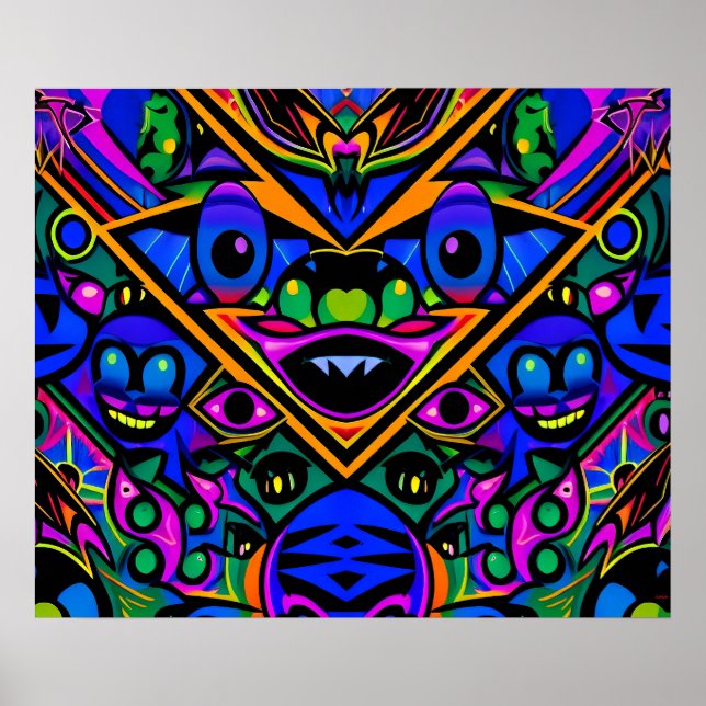 Ken Gage Graffiti Art Pop Drop Poster (Framsidan)