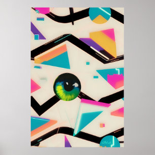 Ken Gage Memphis Design Group Popsicle Ögonboll Poster