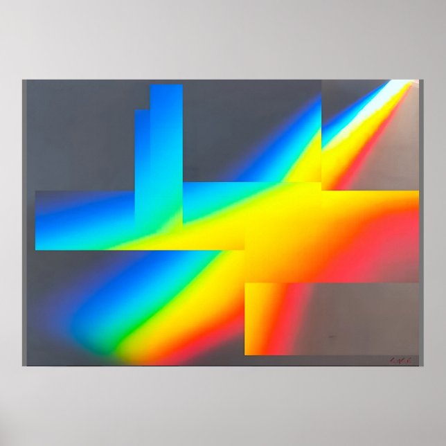 Ken Gage Nothiing Surrealist Abstrakt Fine Art Poster (Framsidan)