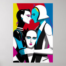 Ken Gage the Situation Retrowave Poster