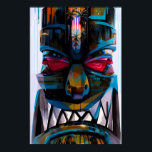 Ken Gage Tiki Magestique Pop Surrealism Poster<br><div class="desc">Tiki Magestique. 2023,  Ken Gage. Digital konst: popsurrealism.</div>