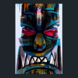 Ken Gage Tiki Magestique Pop Surrealism Poster<br><div class="desc">Tiki Magestique. 2023,  Ken Gage. Digital konst: popsurrealism.</div>