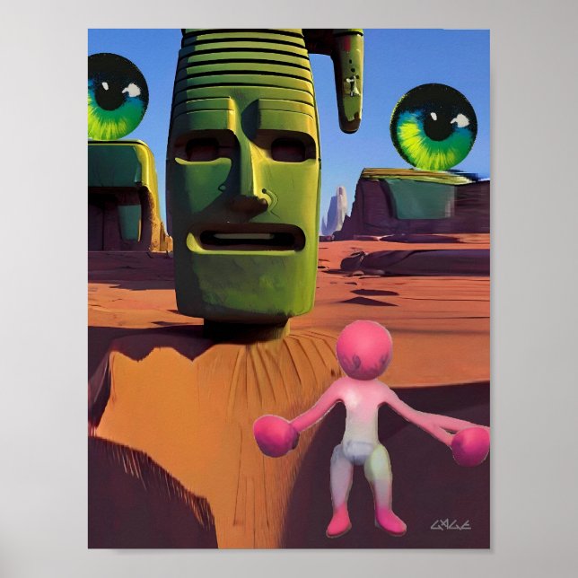 Ken Gage Womboing Around in the Wilder-Bliss Poster (Framsidan)