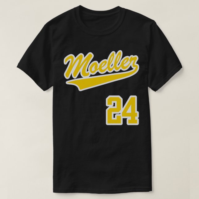Ken Griffey Jr MOELLER Away Jersey Front Prin T Shirt (Design framsida)