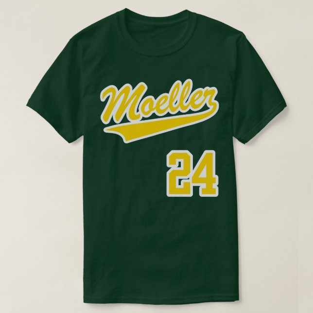 Ken Griffey Jr MOELLER Away Jersey Front Prin T Shirt (Design framsida)