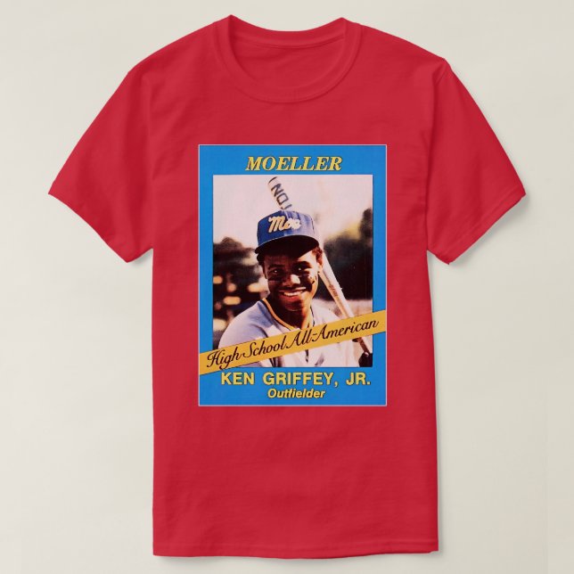 Ken Griffey Jr MOELLER Baseball d T Shirt (Design framsida)