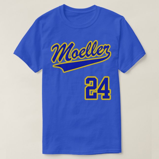 Ken Griffey Jr MOELLER Jersey Front Back Skriv ut T Shirt (Design framsida)