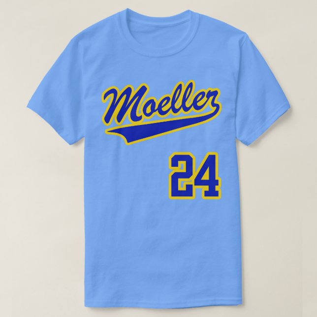 Ken Griffey Jr MOELLER Jersey Front Back Skriv ut T Shirt (Design framsida)