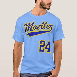 Ken Griffey Jr MOELLER Jersey Front Back Skriv ut T Shirt