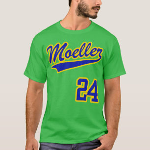 Ken Griffey Jr MOELLER Jersey Front Back Skriv ut T Shirt