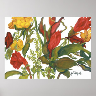 Ken & Janes blommor Poster