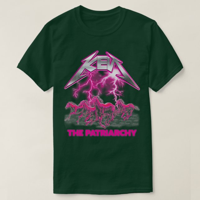 Ken Patriarchy handlar om hästar T Shirt (Design framsida)