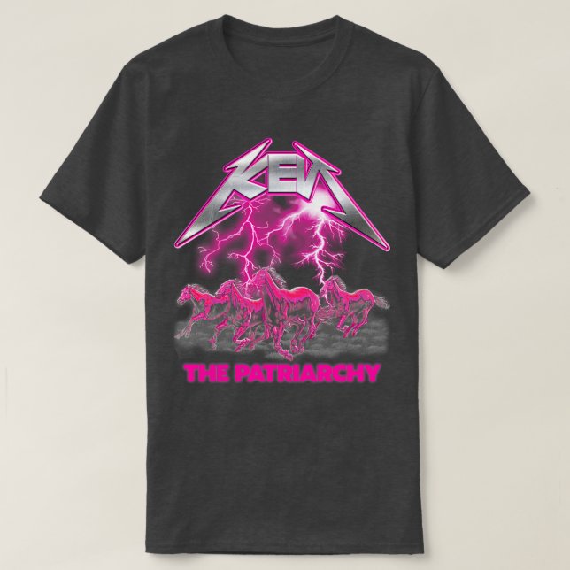 Ken Patriarchy handlar om hästar T Shirt (Design framsida)