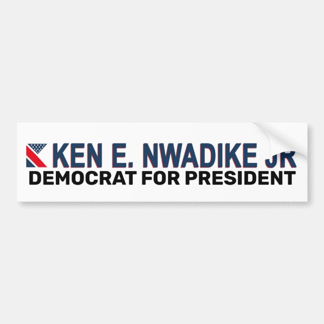 Ken W. Nwadike, Jr. 2020 Bildekal (Framsidan)