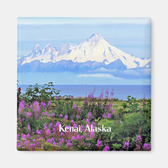 Kenai, Alaska-fotot Magnet (Framsidan)