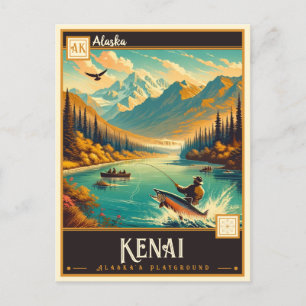 Kenai, Alaska   VINTAGE Vykort