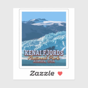 KENAI FJORDS NATIONAL PARK - ALASKA United STATER Klistermärken