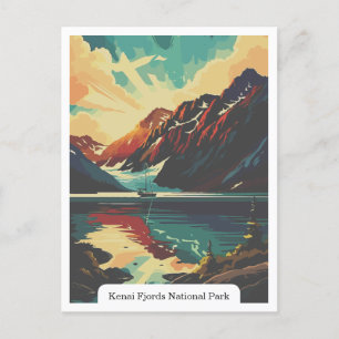 Kenai Fjords National Park, Alaska, USA Vykort
