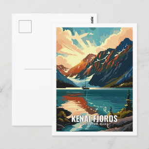Kenai Fjords National Park Alaska USA Vykort