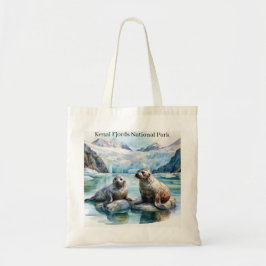 Kenai Fjords National Park Harbor Sälar Tote Bag Tygkasse