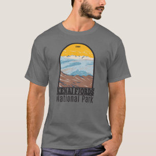 Kenai Fjords National Park Harding Icefield T Shirt