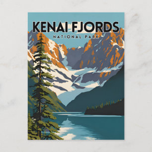 Kenai Fjords National Park Travel Vykort