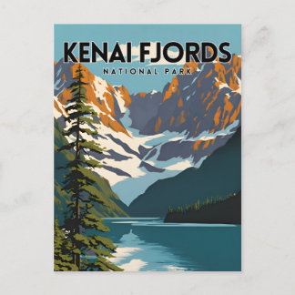 Kenai Fjords National Park Travel Vykort