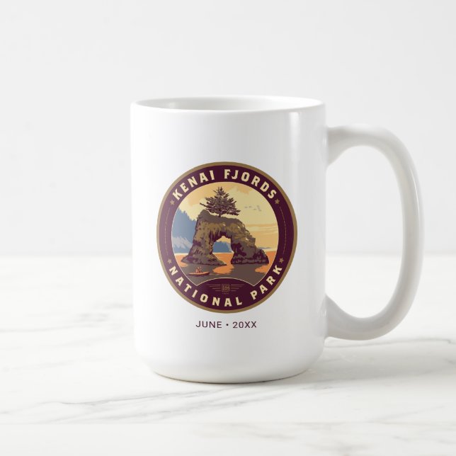 Kenai Fjords National Parker Kaffemugg (Höger)