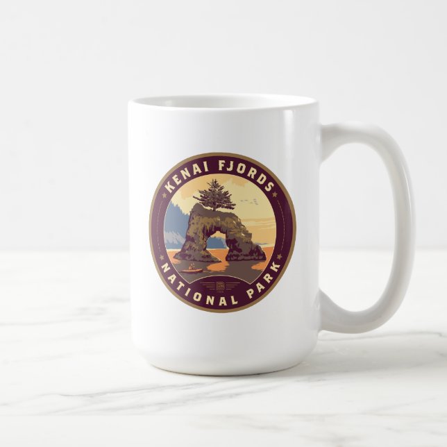 Kenai Fjords National Parker Kaffemugg (Höger)