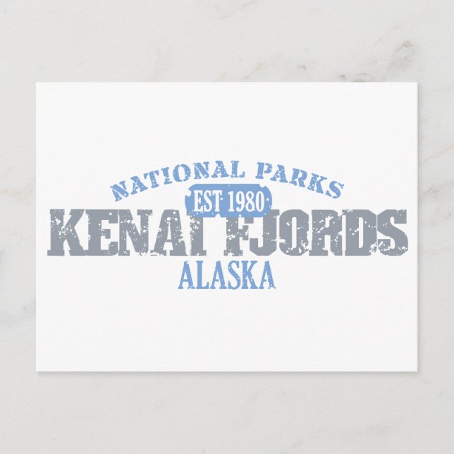 Kenai Fjords National Parker Vykort (Framsida)