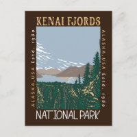 Kenai Fjords Nationalpark Alaska Retro Sliten