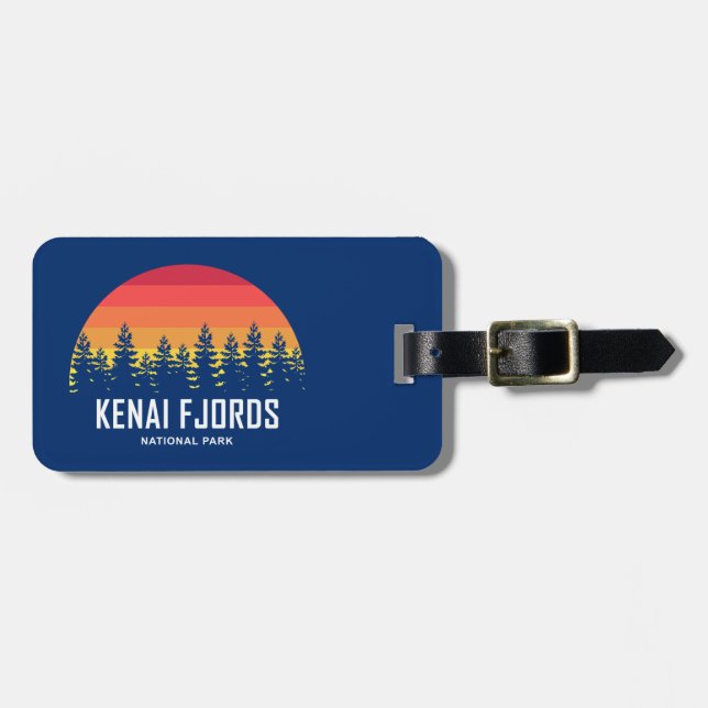 Kenai Fjords nationalpark Bagagebricka (Horisontell Framsida)