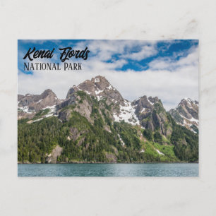 Kenai Fjords nationalpark liggande Vykort