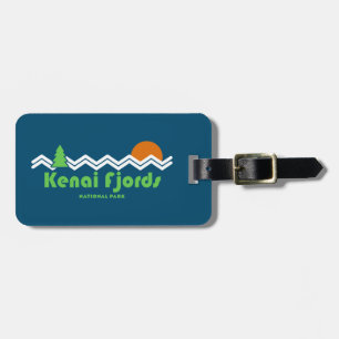 Kenai Fjords nationalpark Retro Bagagebricka