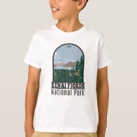 Kenai Fjords nationalpark Skilake Sjö Vintage T-