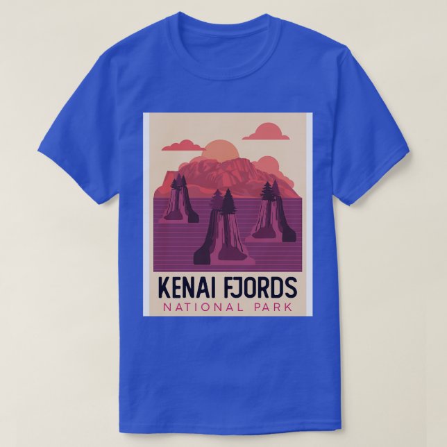 Kenai Fjords nationalpark T Shirt (Design framsida)