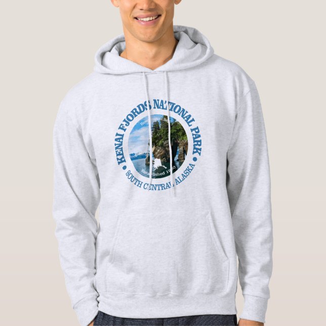 Kenai Fjords NP Sweatshirt Med Luva (Framsida)