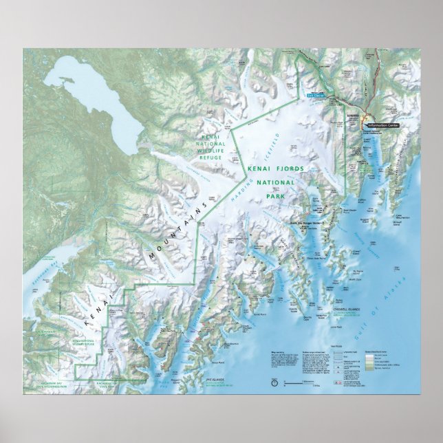 Kenai Fjords Poster (Framsidan)