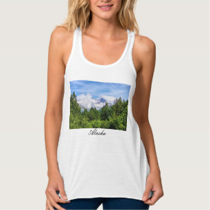 Kenai Fjords Snö Mountain Tanktop Linne Med Racerback